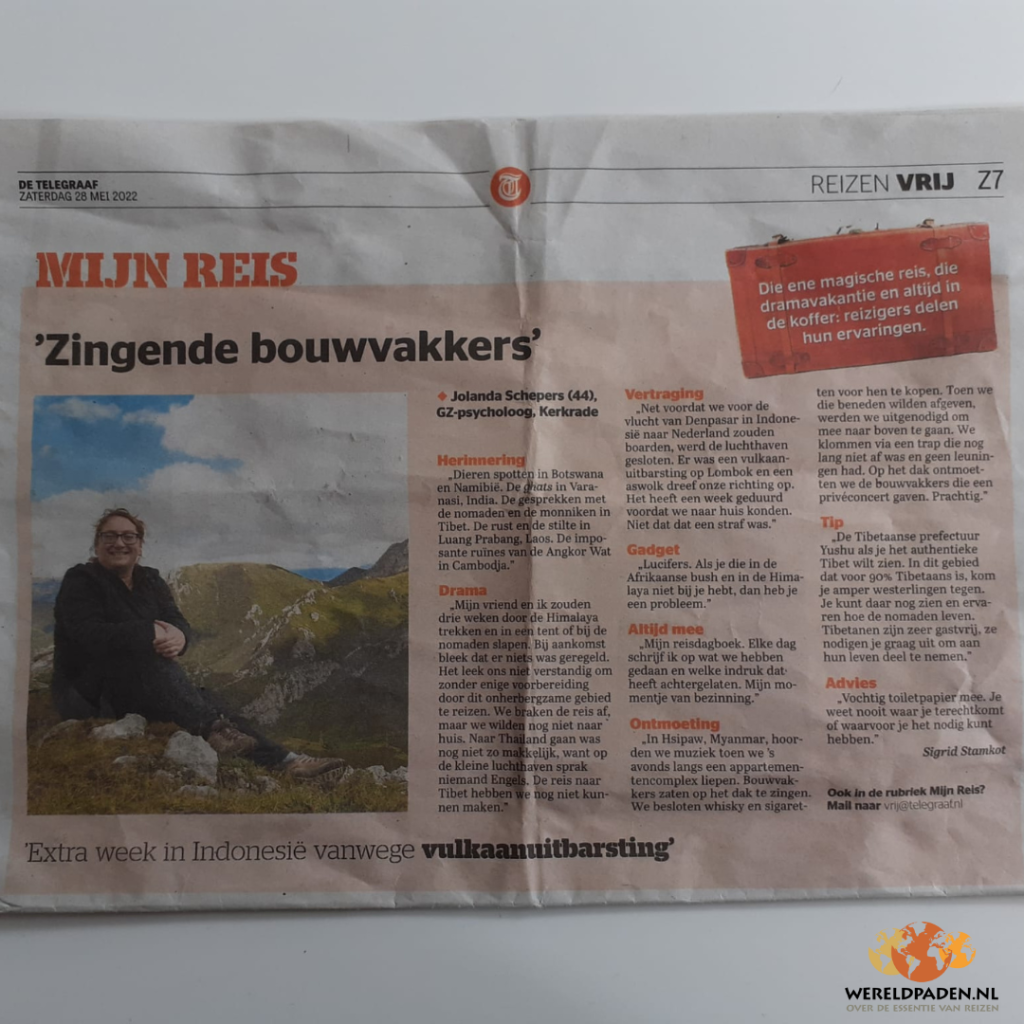 Telegraaf reizen psycholoog